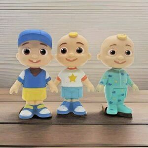 Cocomelon JJ Figure  Posable Baby, Conductor. Summer Jazwares Cake Topper 2.5"